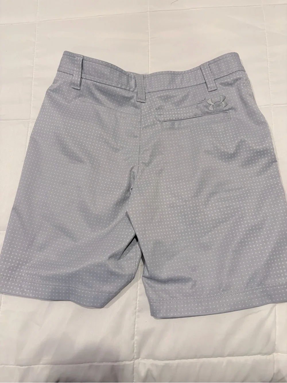 Under Armour Light Blue Polka Dot Athletic Shorts